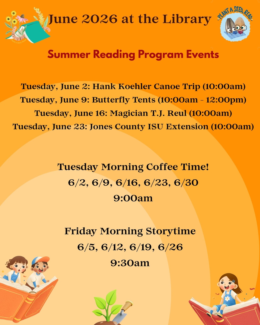 June 2026 Library Programs page 1