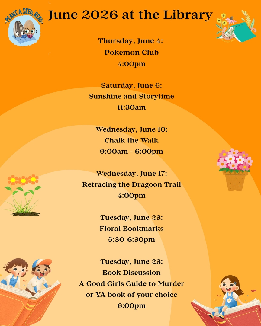 June 2026 Library Programs page 2